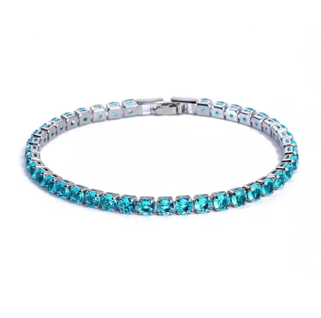 Gold OProfectus Bracelet with Silver stones